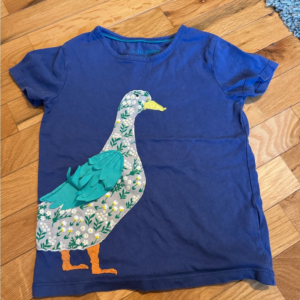 Boden Blue and Yellow Short Sleeve Tees